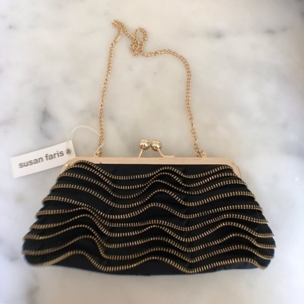 Gold Zipper Bag